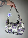 Coach Op Art Madison 2-Way Shoulder Bag - Style 14291 With Charms