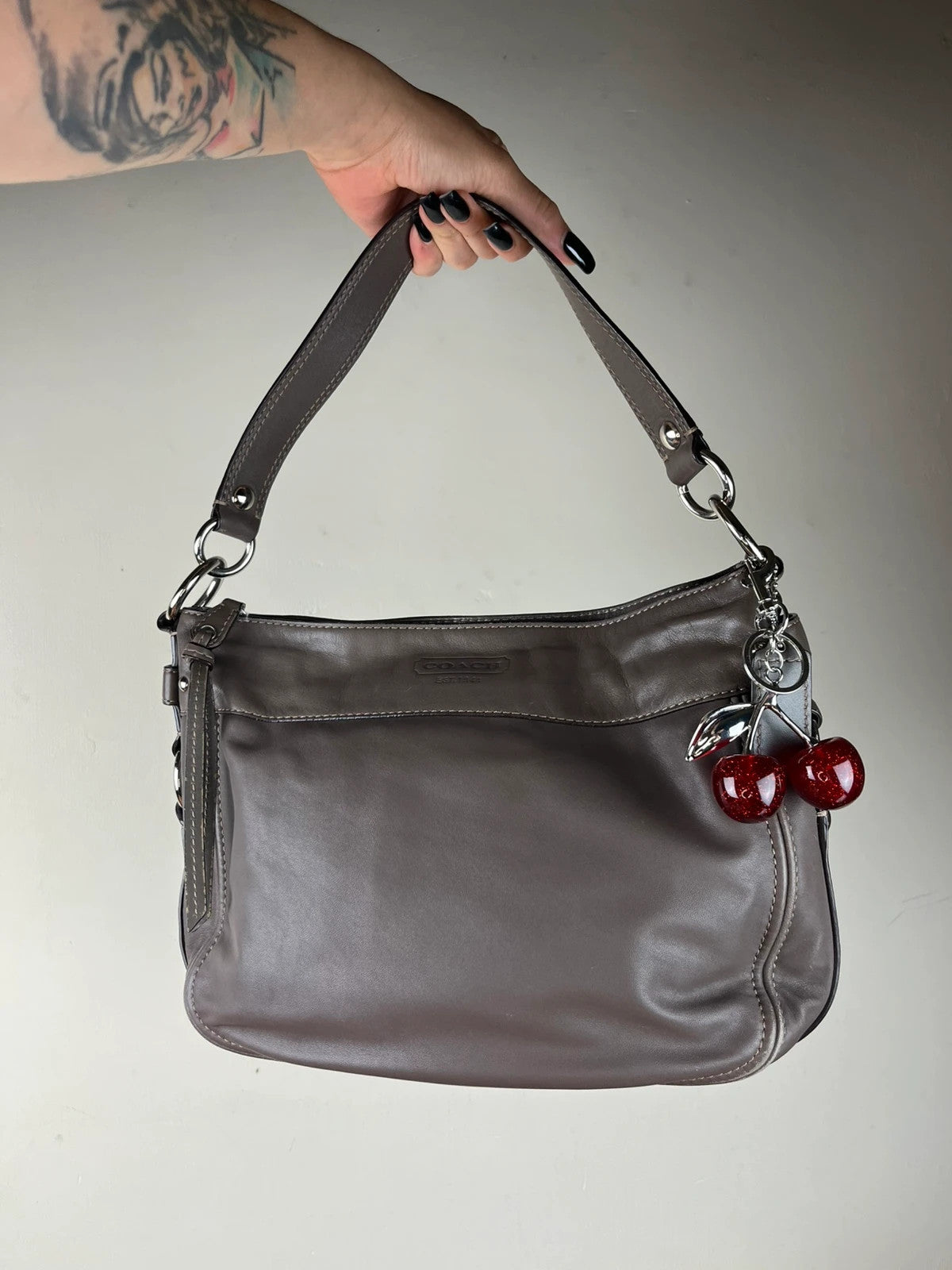 Coach Zoe Leather Hobo Shoulder&Crossbody Bag F14707