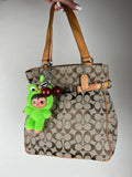 Coach Hamptons Signature Canvas Clip Tote 6352