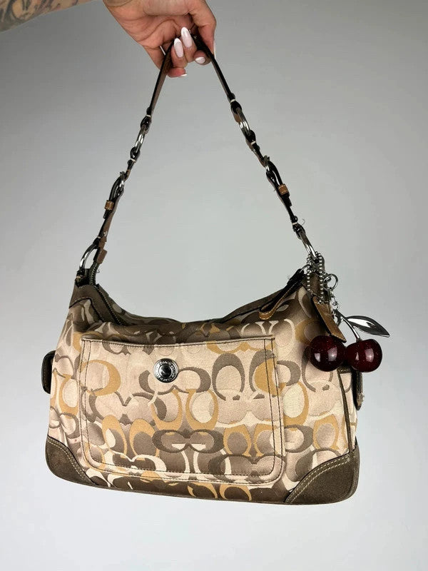 Coach Chelsea Optic Signature Shoulder Bag 2173