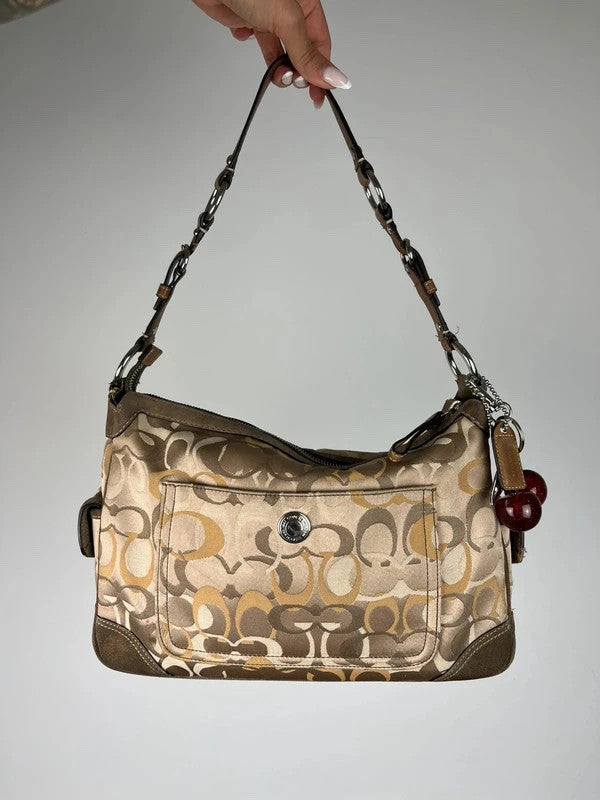 Coach Chelsea Optic Signature Shoulder Bag 2173