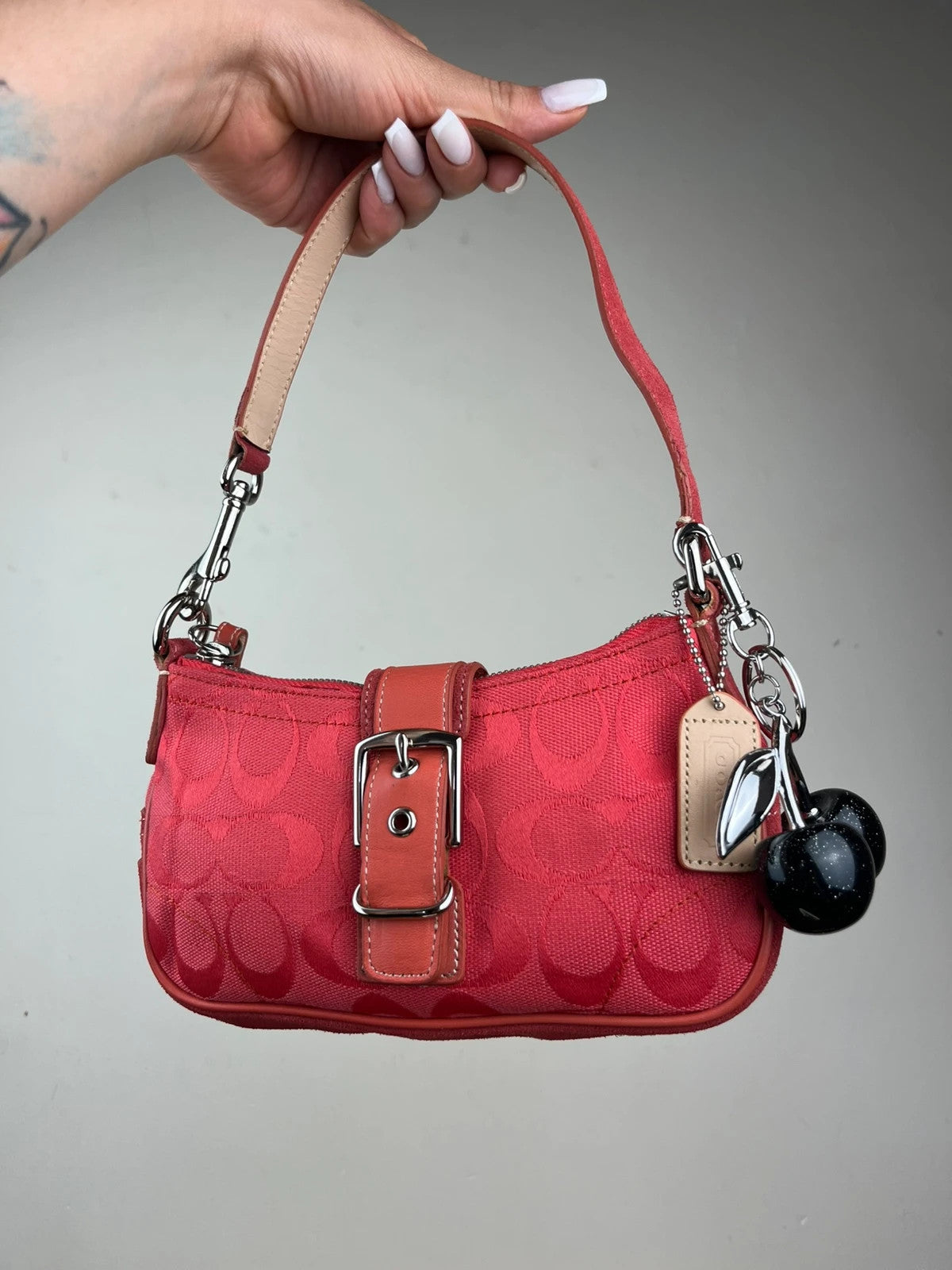 Coach Signature Demi Buckle Bag 6362