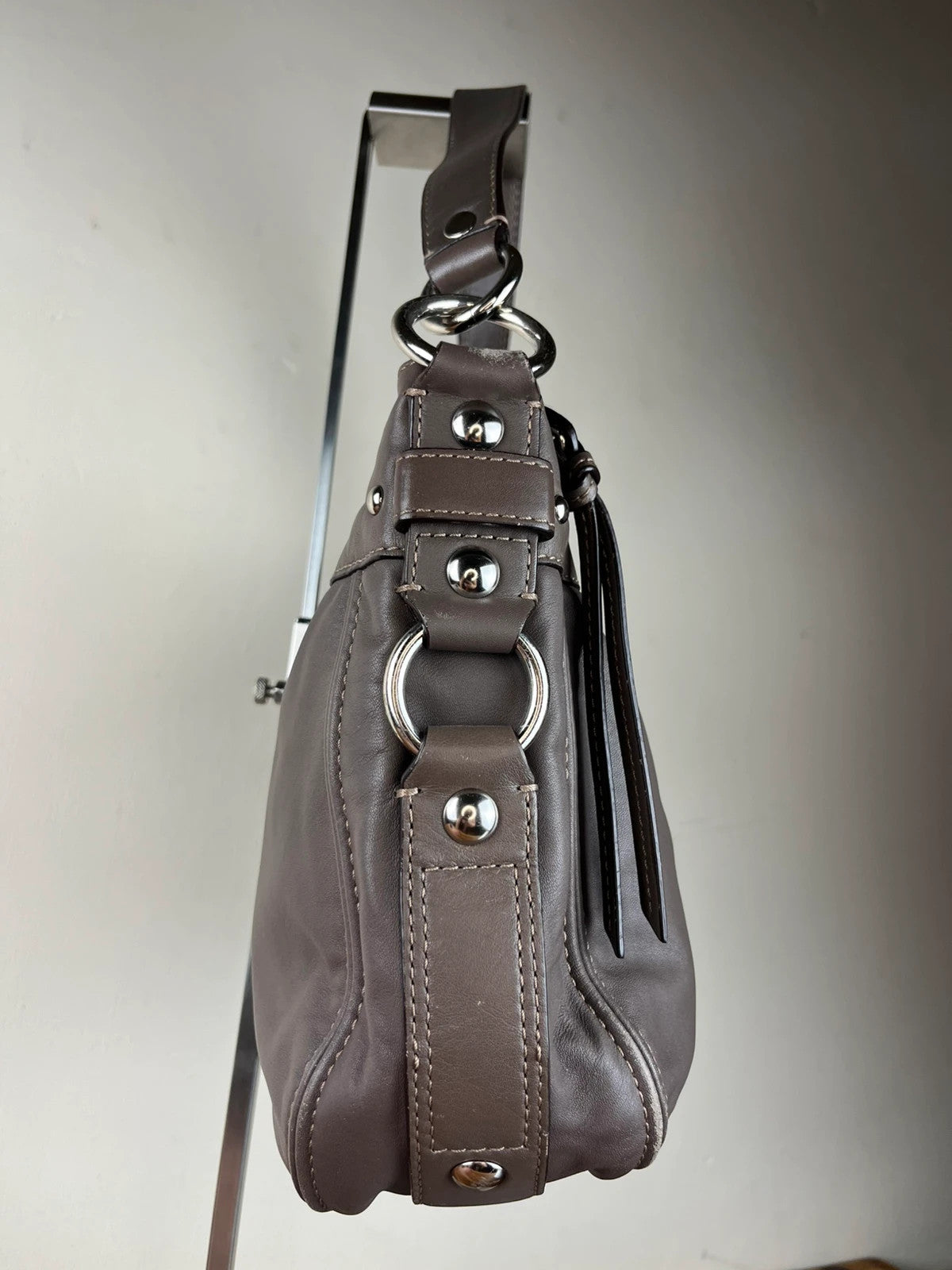 Coach Zoe Leather Hobo Shoulder&Crossbody Bag F14707