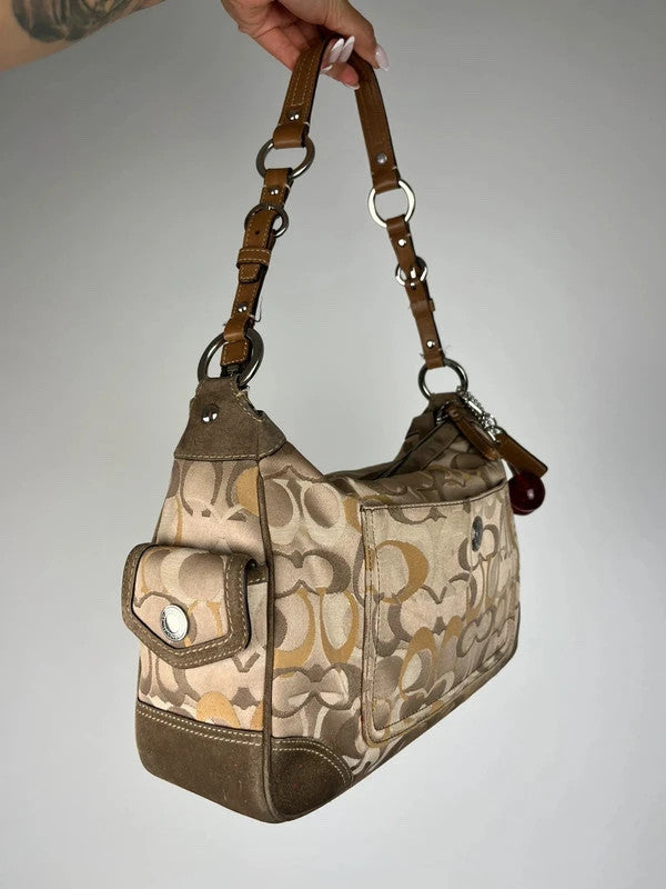 Coach Chelsea Optic Signature Shoulder Bag 2173