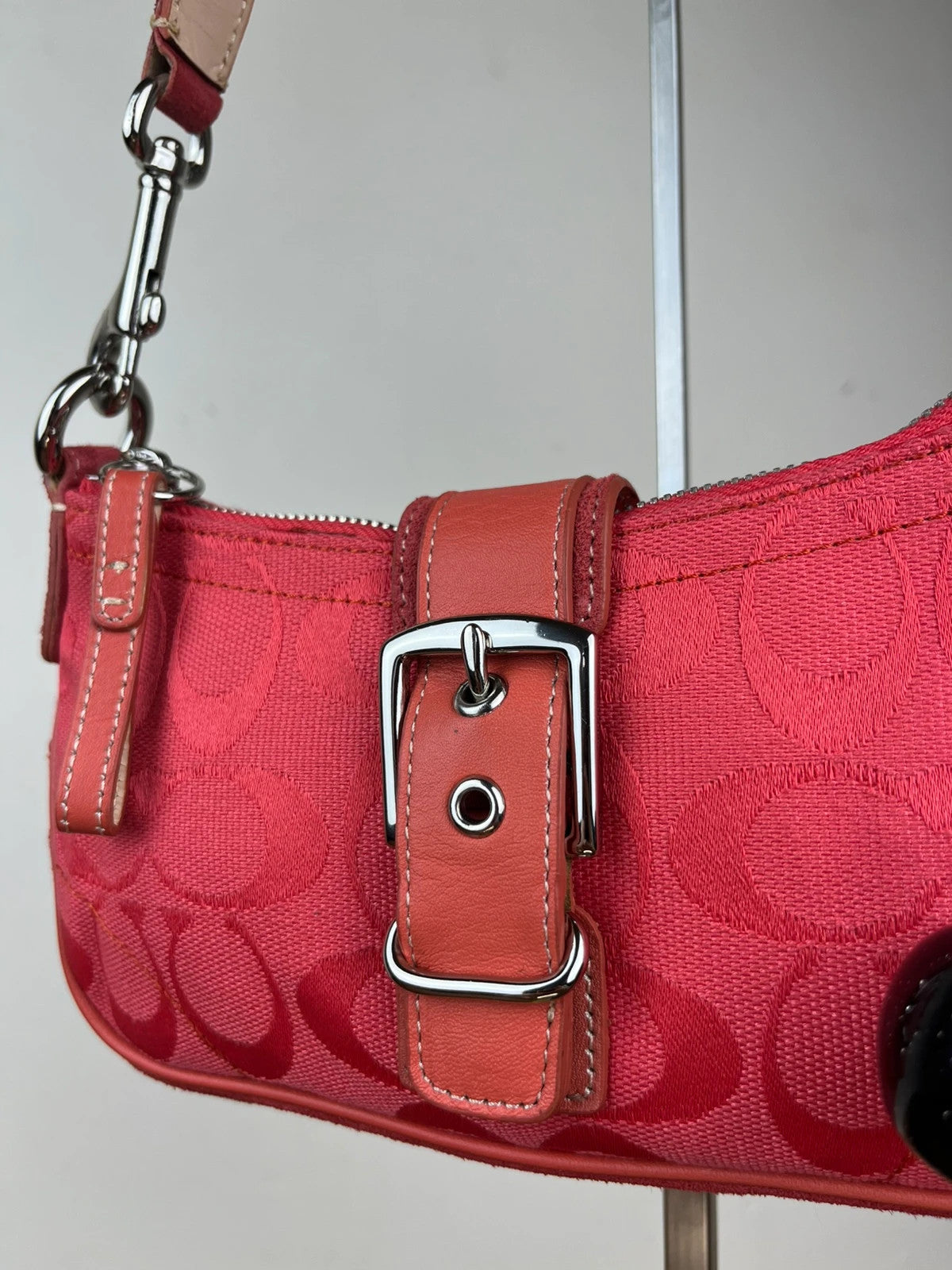 Coach Signature Demi Buckle Bag 6362