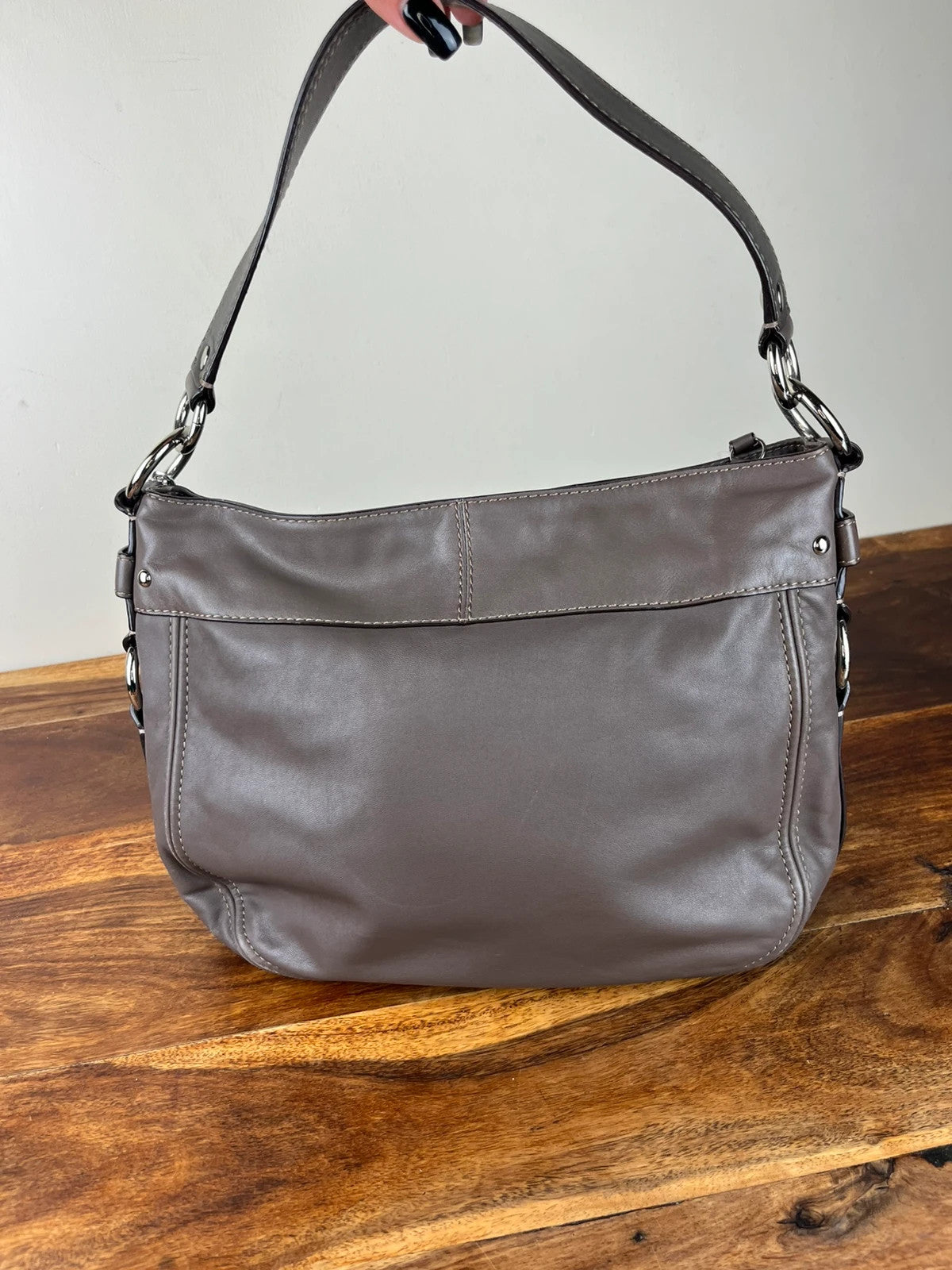 Coach Zoe Leather Hobo Shoulder&Crossbody Bag F14707