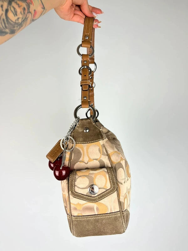 Coach Chelsea Optic Signature Shoulder Bag 2173