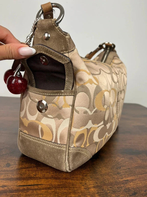Coach Chelsea Optic Signature Shoulder Bag 2173