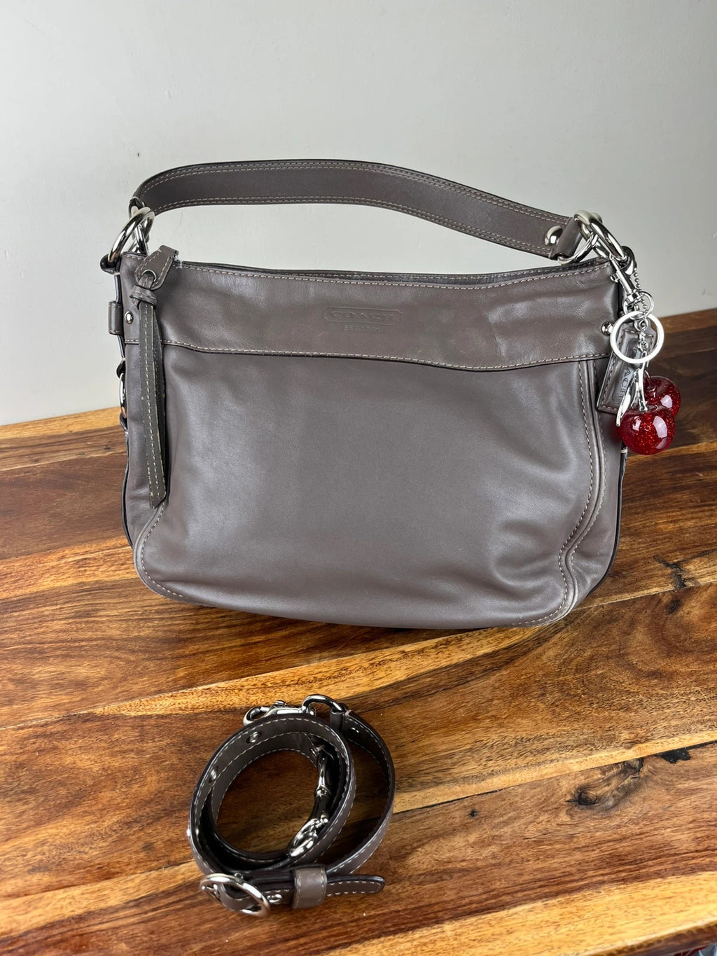 Coach Zoe Leather Hobo Shoulder&Crossbody Bag F14707