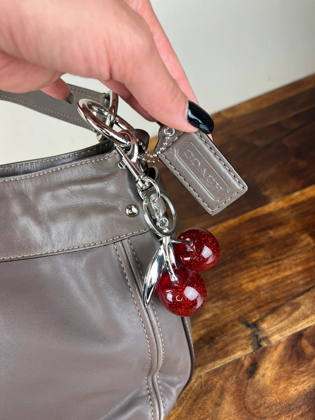 Coach Zoe Leather Hobo Shoulder&Crossbody Bag F14707