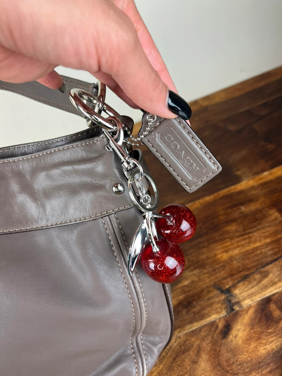 Coach Zoe Leather Hobo Shoulder&Crossbody Bag F14707