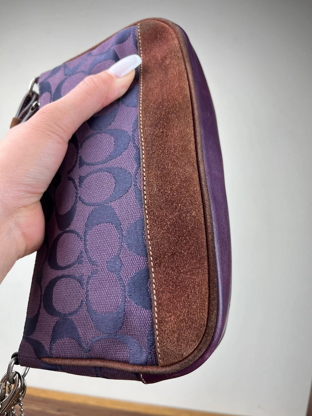 Rare Coach Signature Demi Pouch 6094