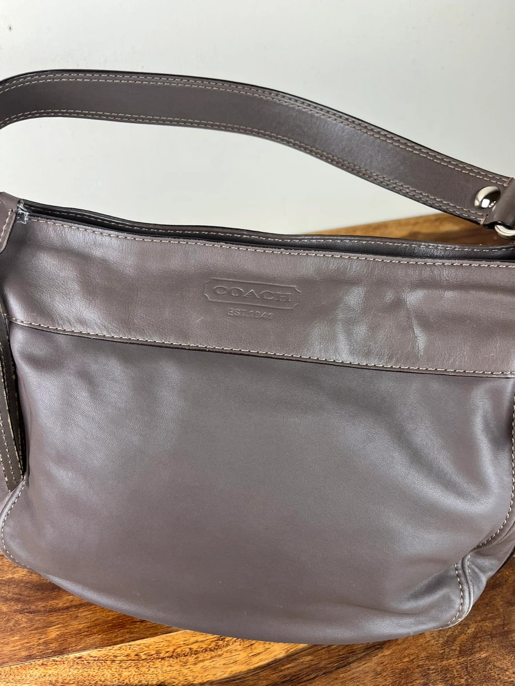 Coach Zoe Leather Hobo Shoulder&Crossbody Bag F14707
