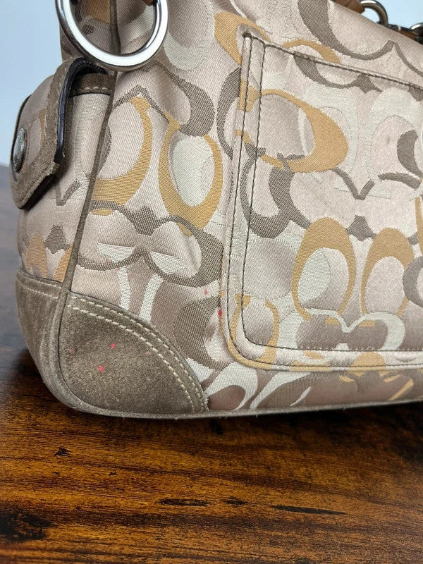Coach Chelsea Optic Signature Shoulder Bag 2173