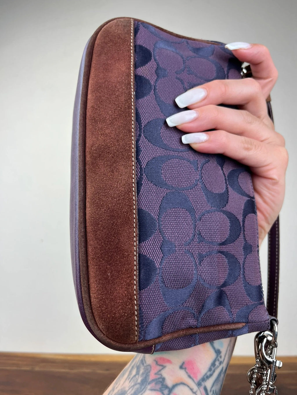 Rare Coach Signature Demi Pouch 6094