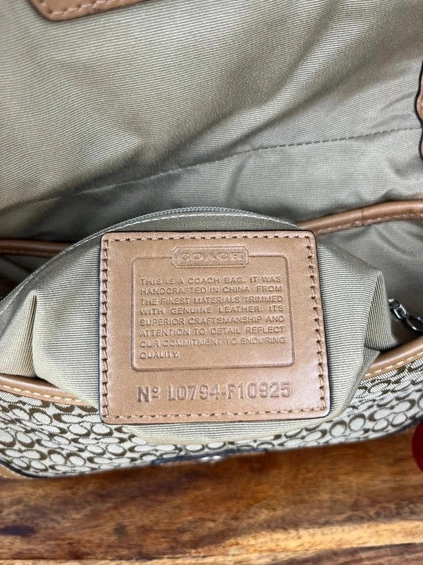 Vintage Coach Mini Soho Signature Jacquard Shoulder Bag F10925