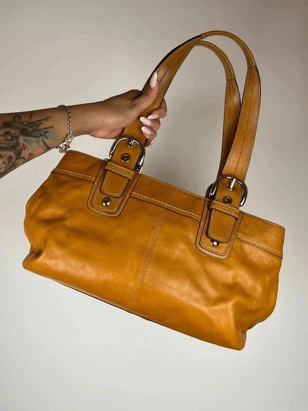 Coach Soho Pleated Leather Shoulder Bag/Tote