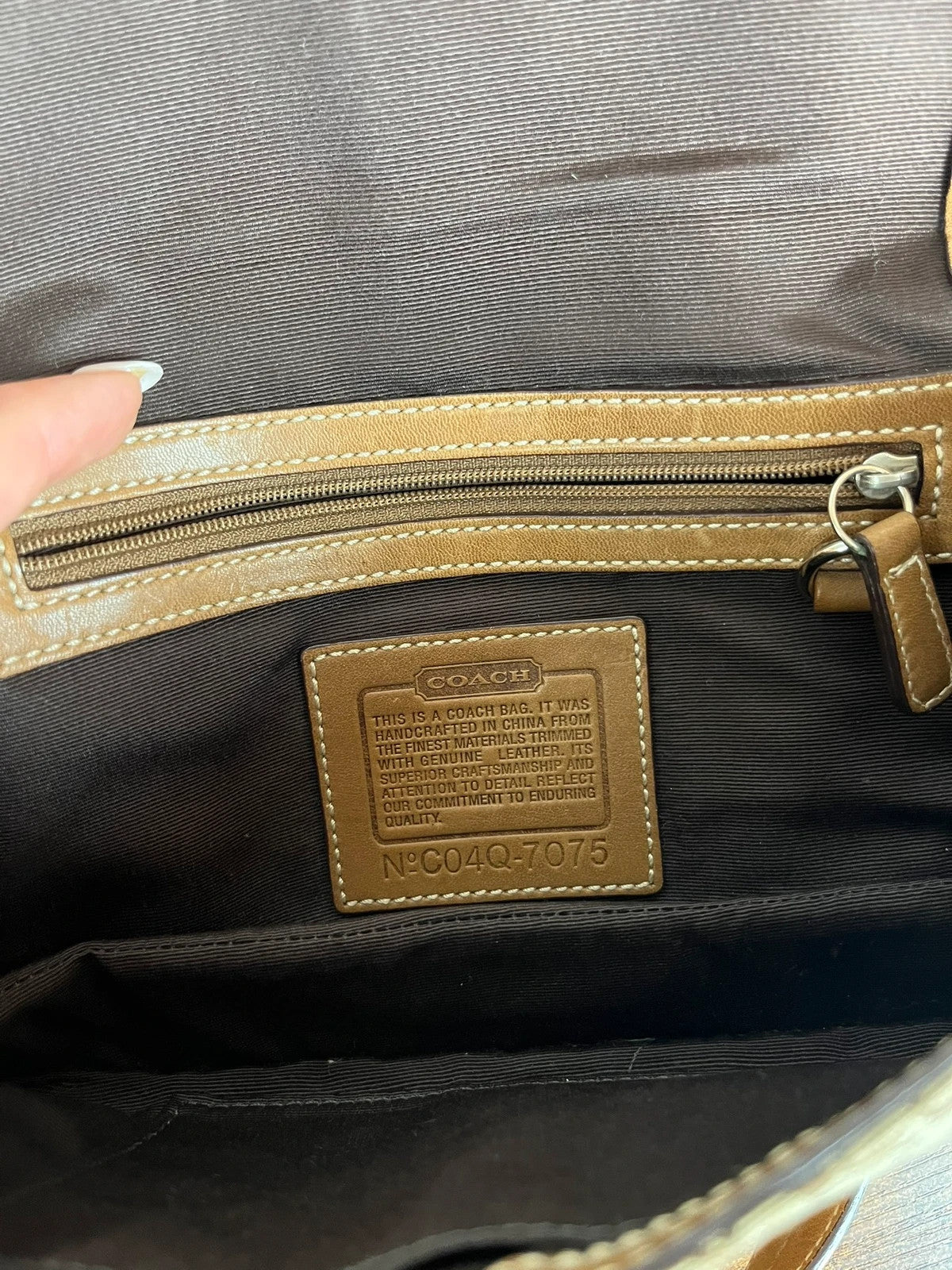 Coach Soho Mini Signature Buckle Flap Shoulder Bag 7075