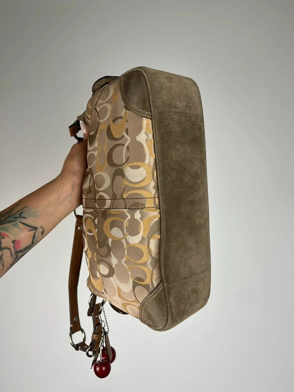 Coach Chelsea Optic Signature Shoulder Bag 2173