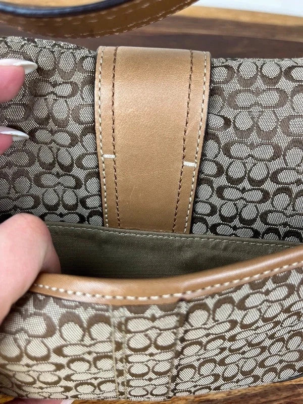 Vintage Coach Mini Soho Signature Jacquard Shoulder Bag F10925