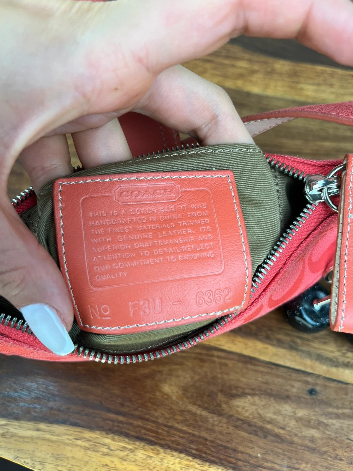 Coach Signature Demi Buckle Bag 6362