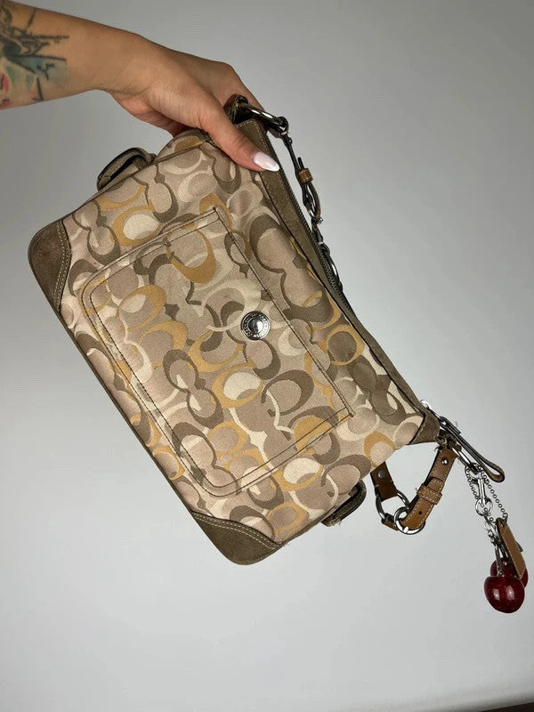 Coach Chelsea Optic Signature Shoulder Bag 2173