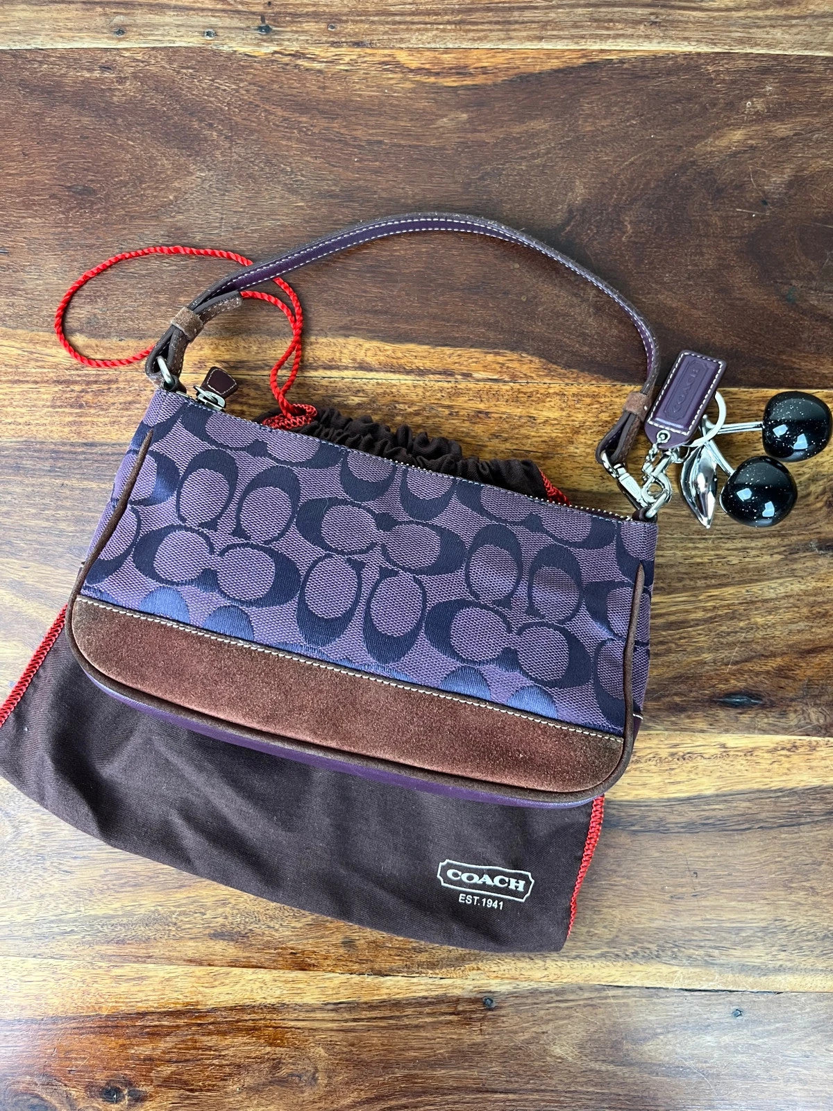Rare Coach Signature Demi Pouch 6094