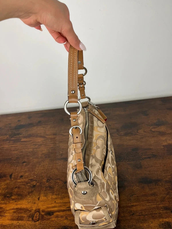 Coach Chelsea Optic Signature Shoulder Bag 2173