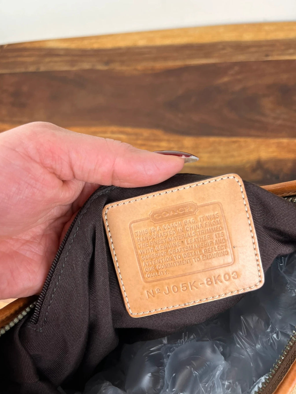 Coach Signature Clip Hamptons Hobo 8K03