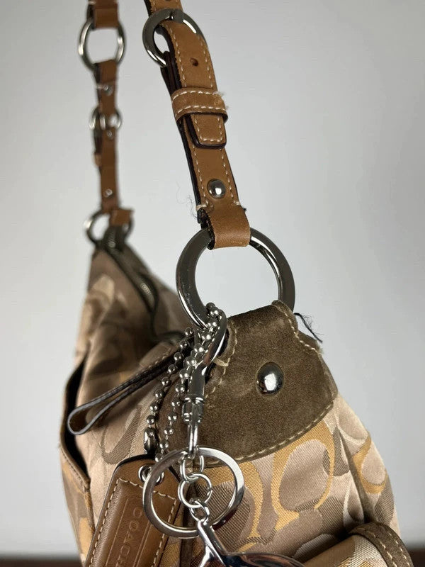 Coach Chelsea Optic Signature Shoulder Bag 2173