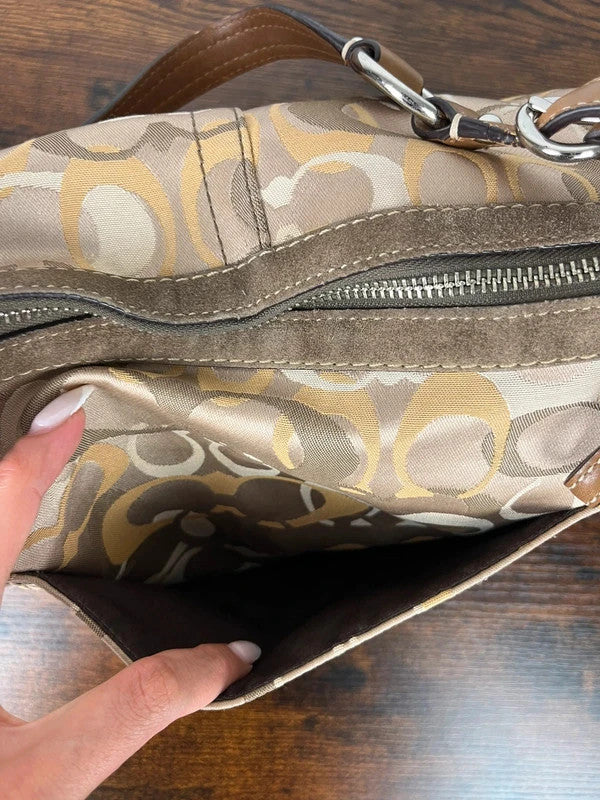 Coach Chelsea Optic Signature Shoulder Bag 2173