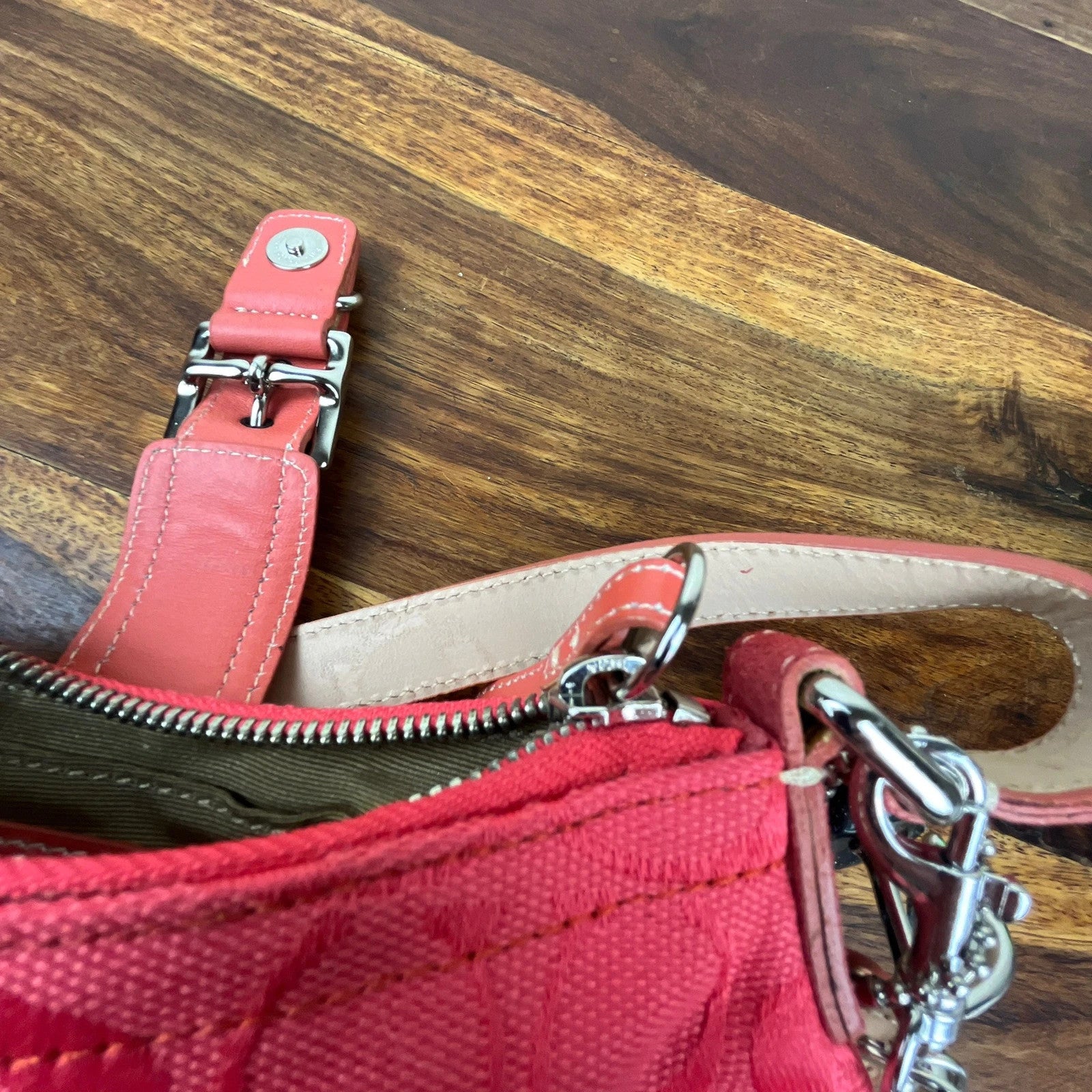 Coach Signature Demi Buckle Bag 6362