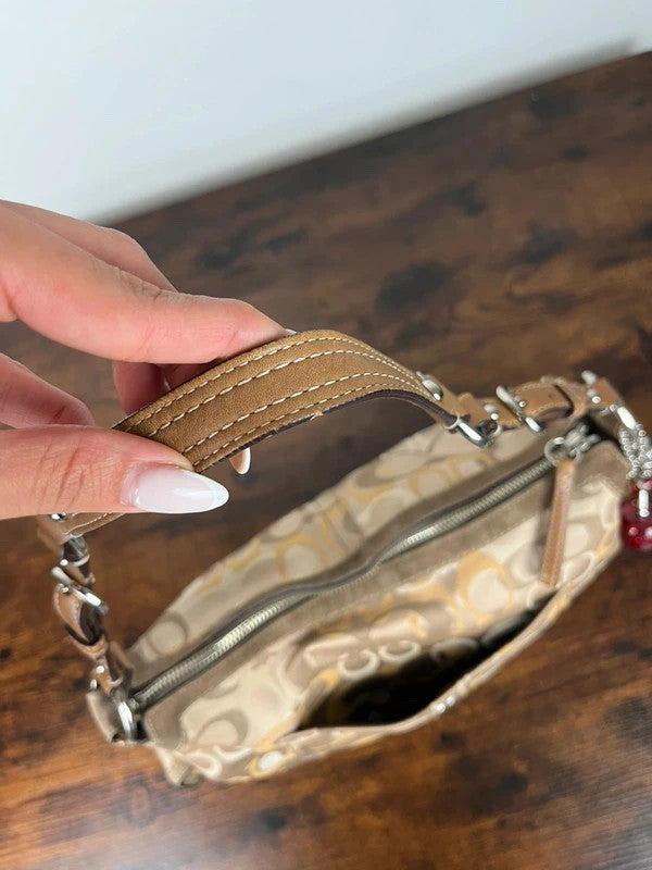 Coach Chelsea Optic Signature Shoulder Bag 2173
