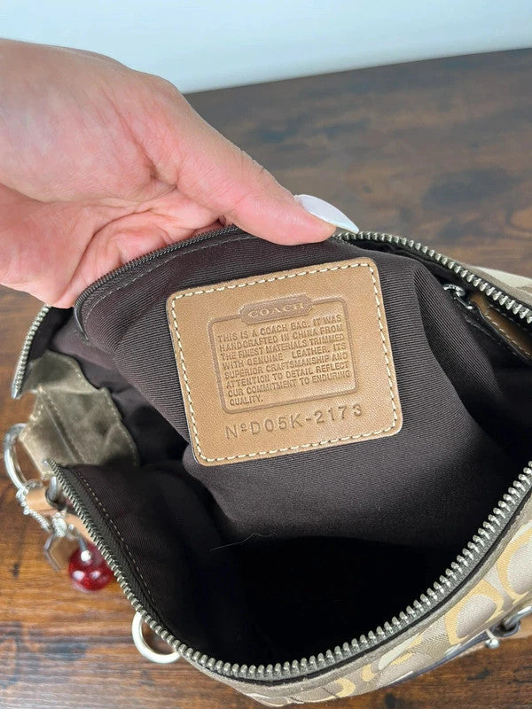 Coach Chelsea Optic Signature Shoulder Bag 2173