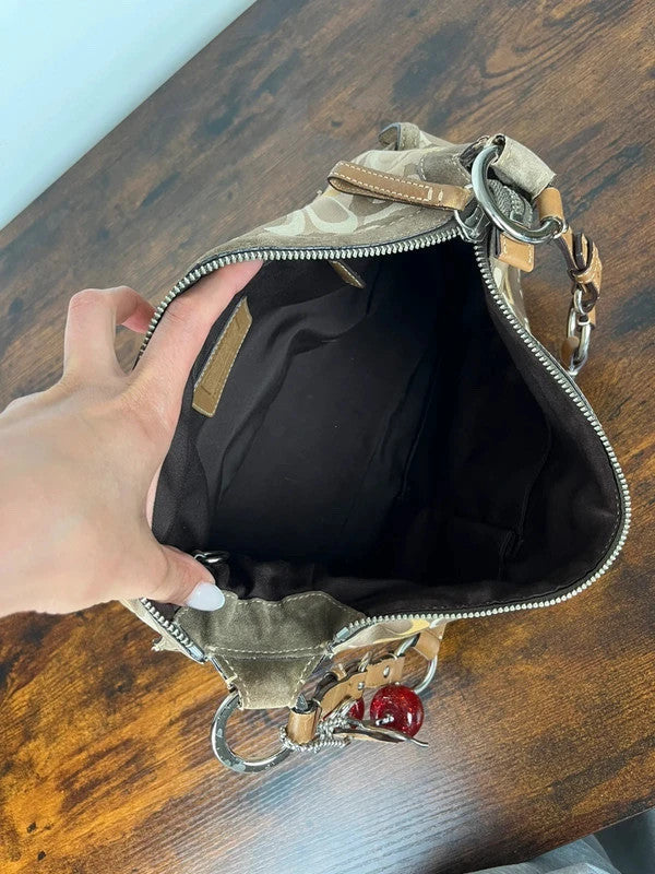 Coach Chelsea Optic Signature Shoulder Bag 2173